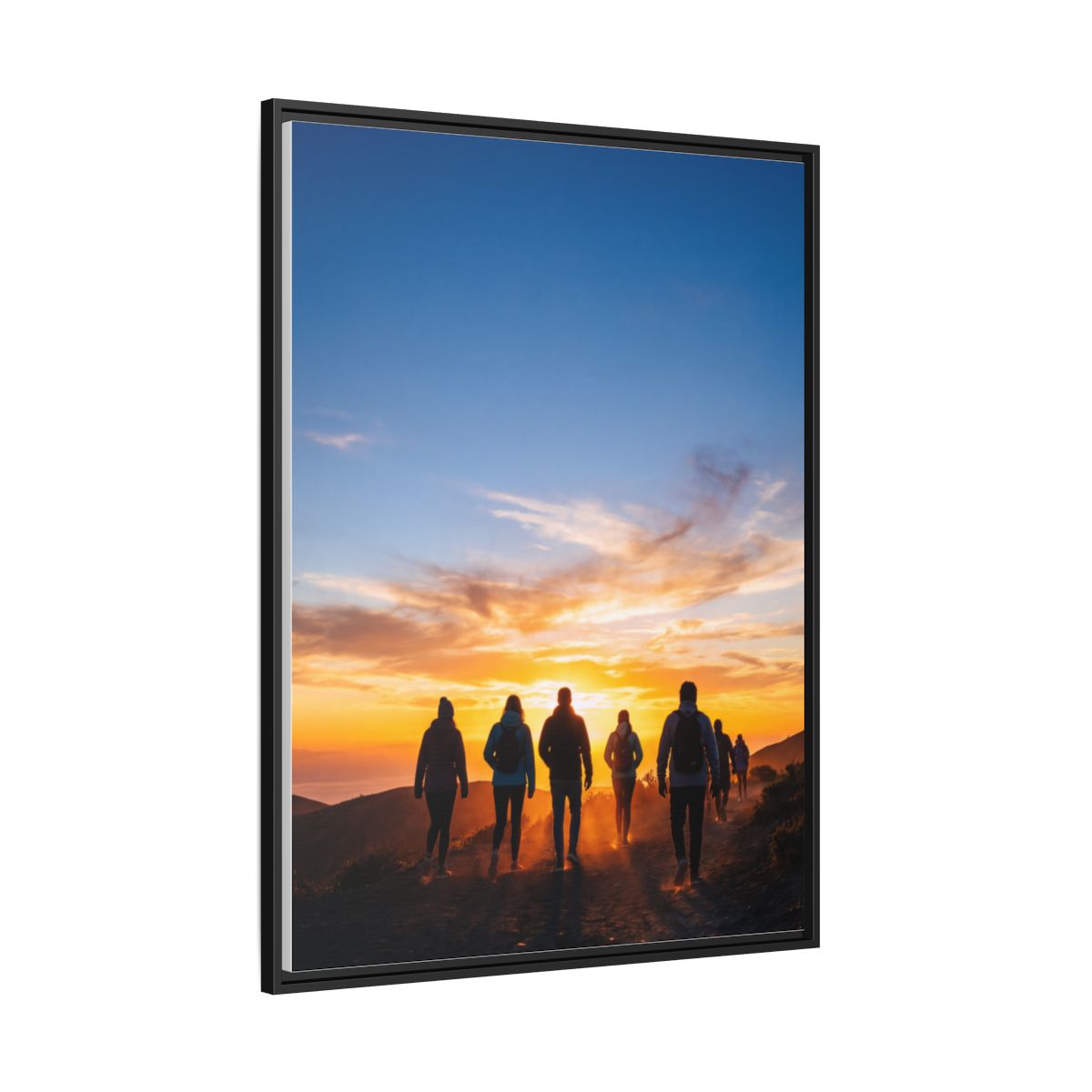 Matte Canvas, Framed - Epic Dawn Trek