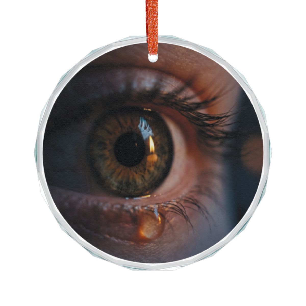 Crystal Glass Ornament - Luminous Tear