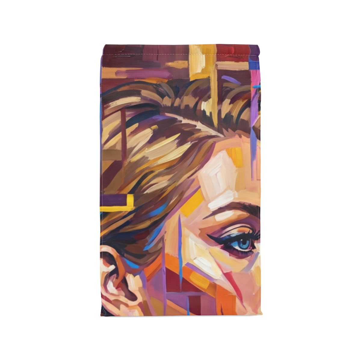 Polyester Lunch Bag - Shattered Elegance | Echovira Gallery