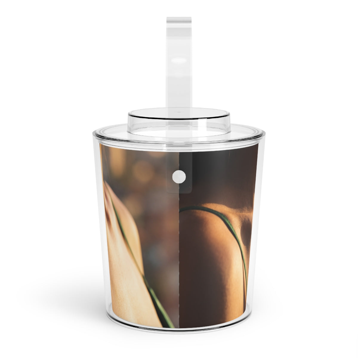 Ice Bucket with Tongs - Golden Hour Barware