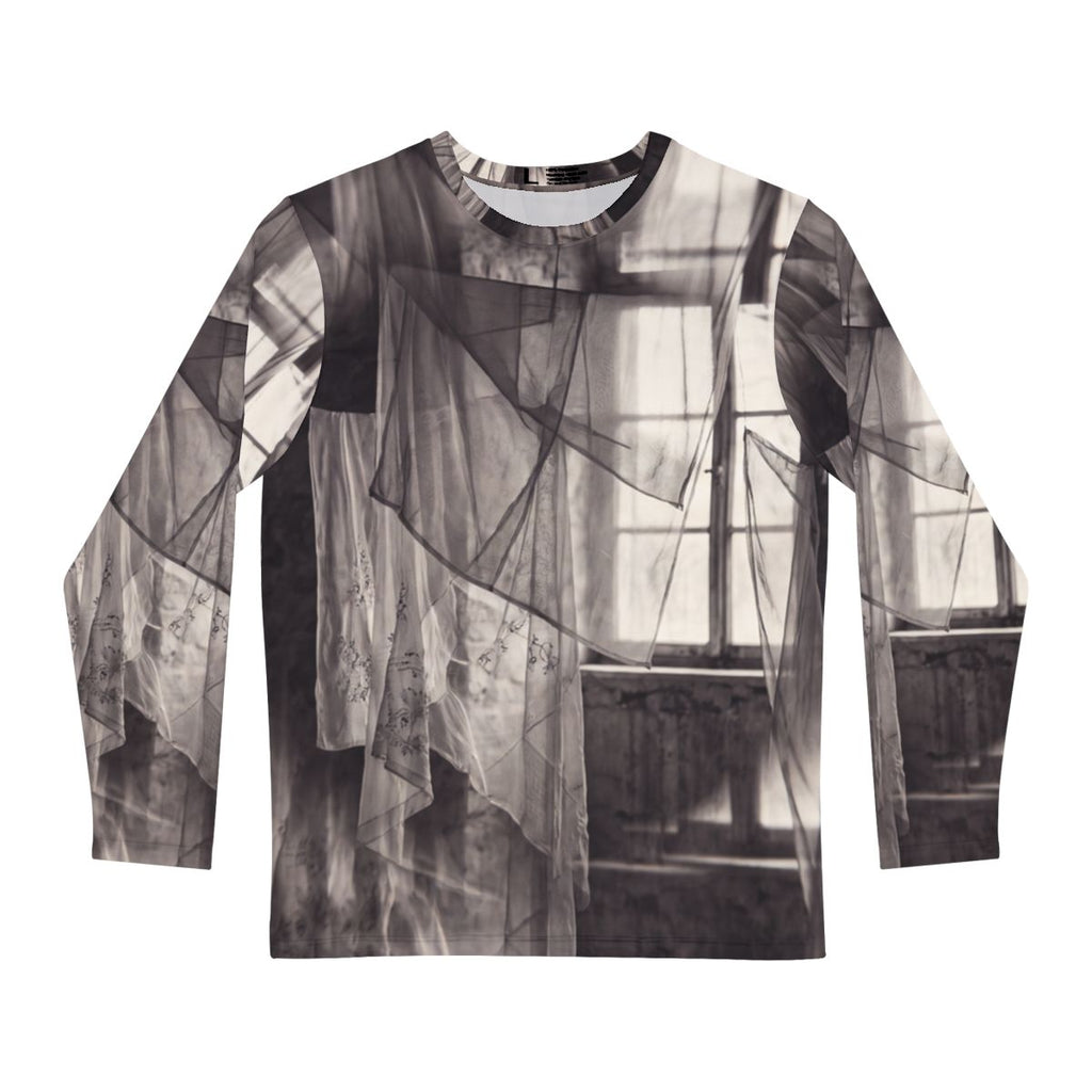 Men's Long Sleeve Shirt - Spectral Veils | Echovira Gallery