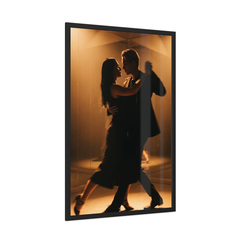 Golden Hour Tango Framed Poster — Portrait (8×12, 9×11... |...