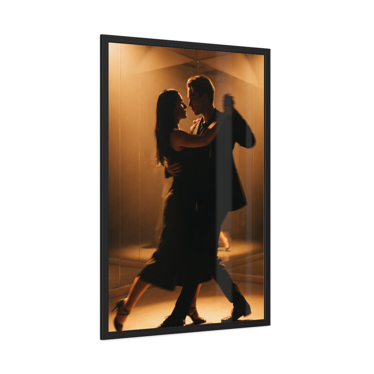Golden Hour Tango Framed Poster — Portrait (8×12, 9×11... |...