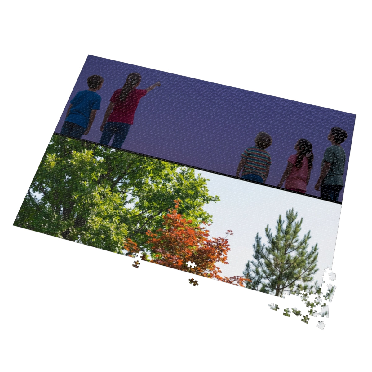 Jigsaw Puzzle with Tin - Starry Forest Magic