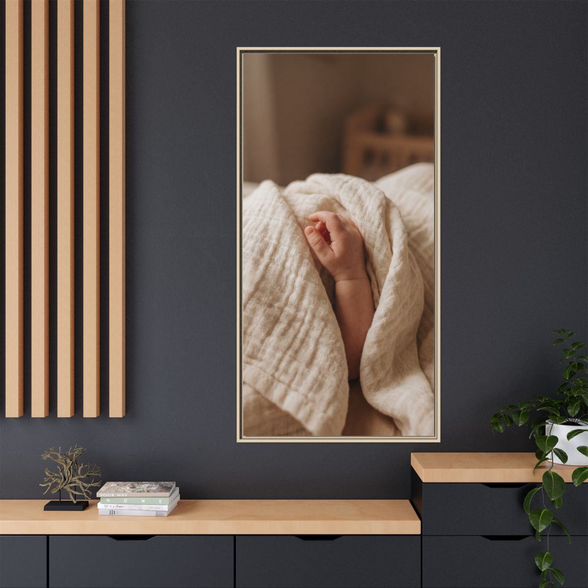 Framed Matte Canvas - Gentle Focal Point