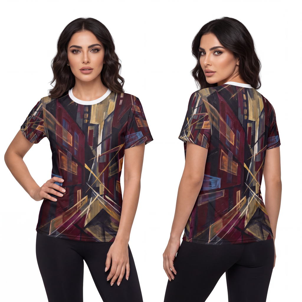 Unisex Cut & Sew Tee - Urban Perspective | Echovira Gallery