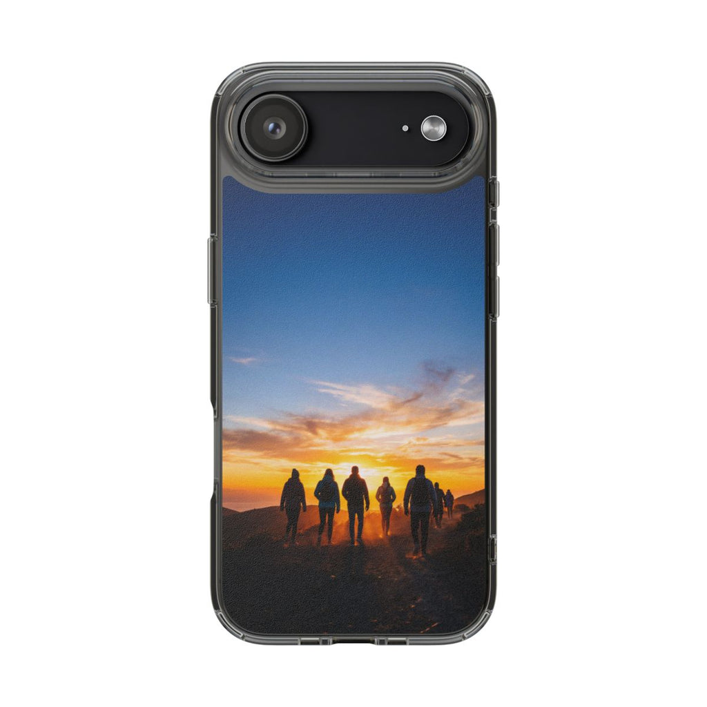 Clear Impact-Resistant Case - Sunset Peaks