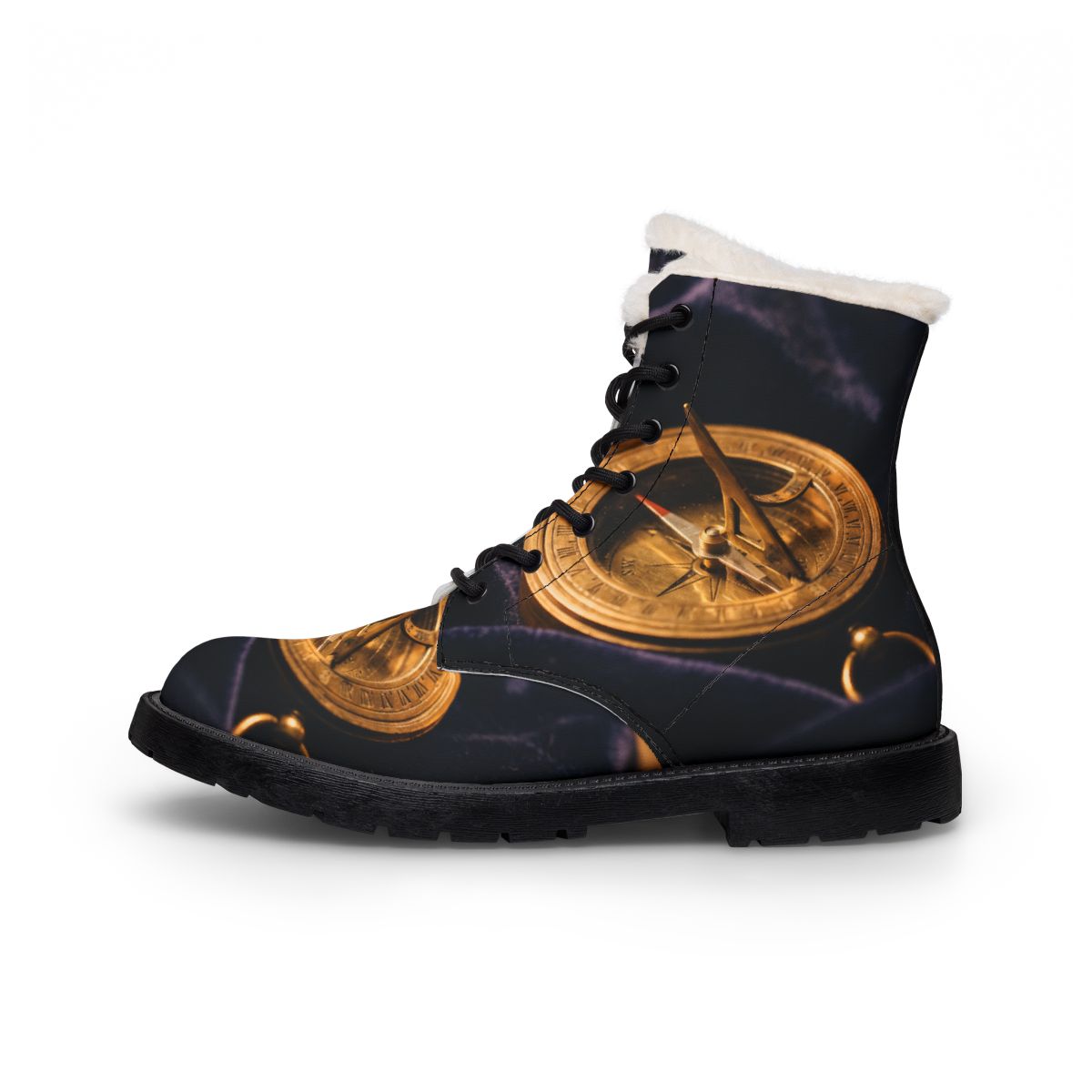 Sundial Compass Women's Fur and Leather Boots