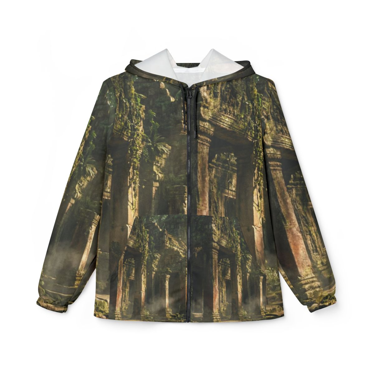 Unisex Windbreaker - Ancient Sanctuary | Echovira Gallery