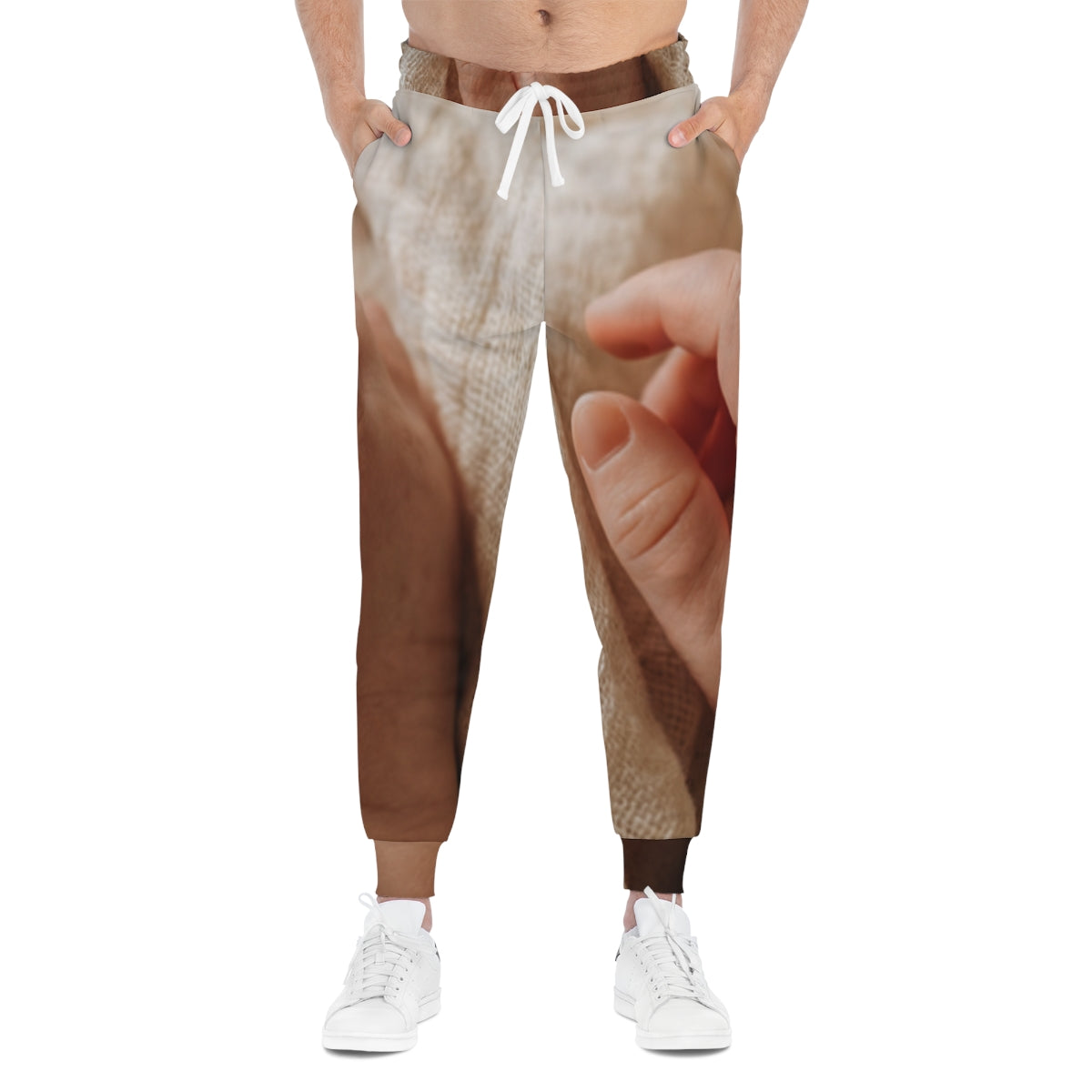 Men's Athletic Joggers - Cozy Cream Joggers | Echovira...