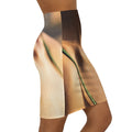 Women's Mid-Waist Pencil Skirt - Golden Hour Pencil Skirt......