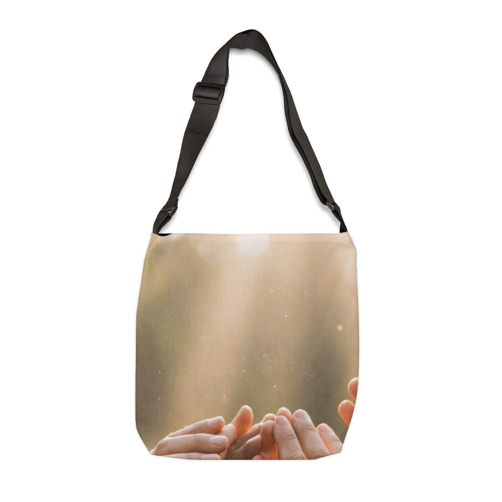 Adjustable Tote Bag - Golden Rays of Unity Wall Art |...
