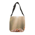 Adjustable Tote Bag - Golden Rays of Unity Wall Art |...