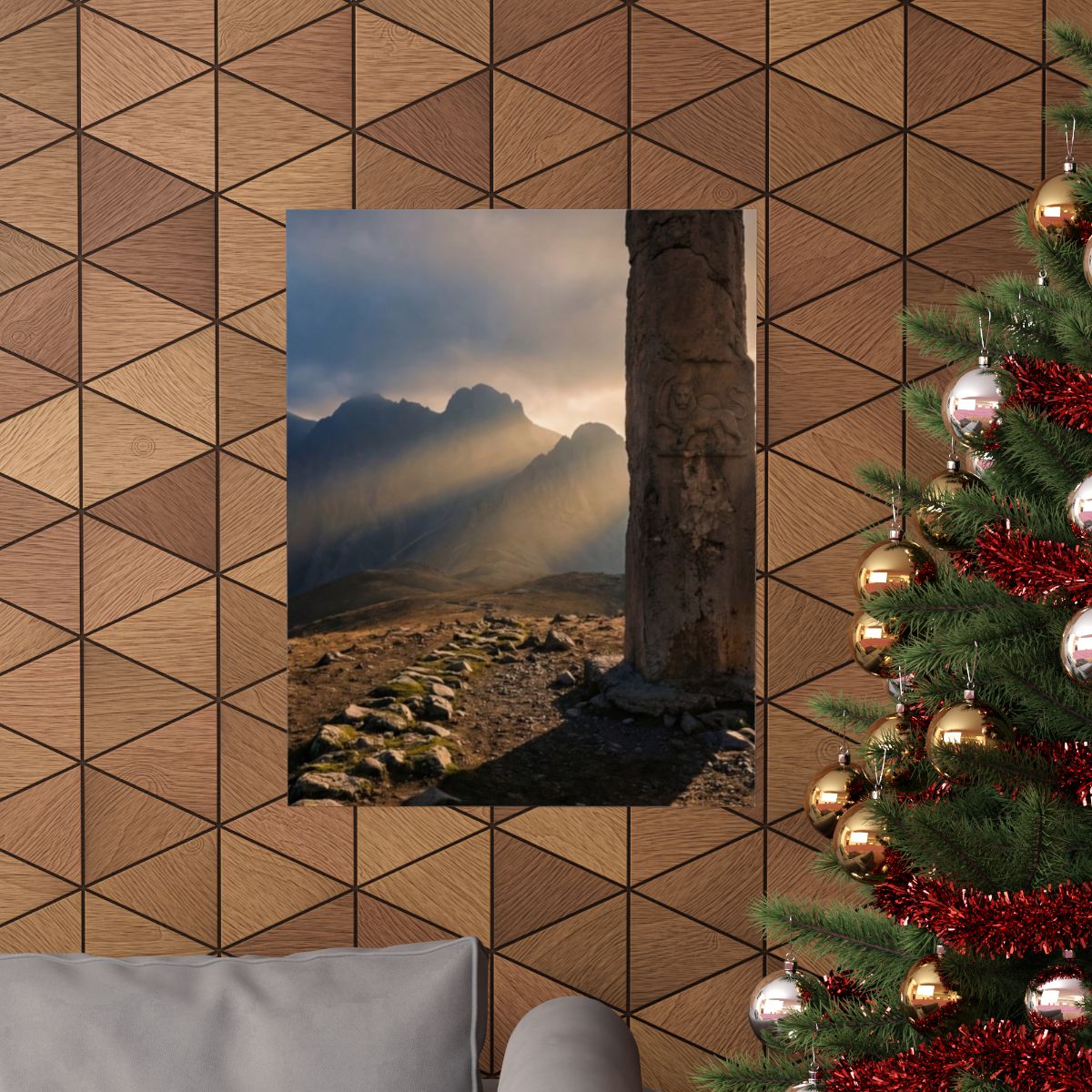 Matte Vertical Posters - Mystic Monolith Ancient Persian......