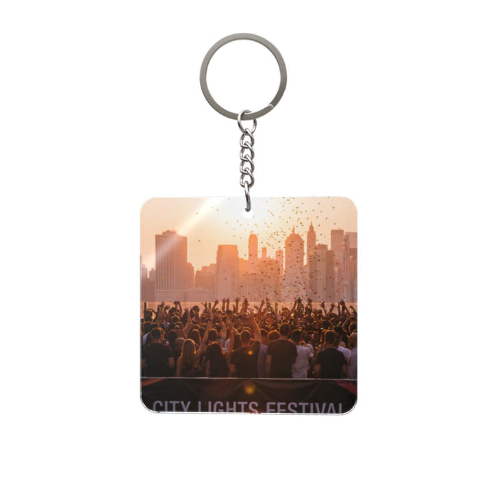 Square Keychain - City Lights Festival