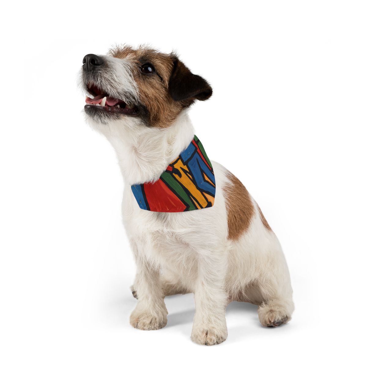 Pet Bandana Collar - Retro Social Club Silhouette Painting...