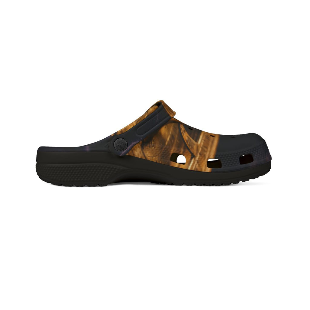 Men's EVA Foam Rubber Shoes Brass Sundial