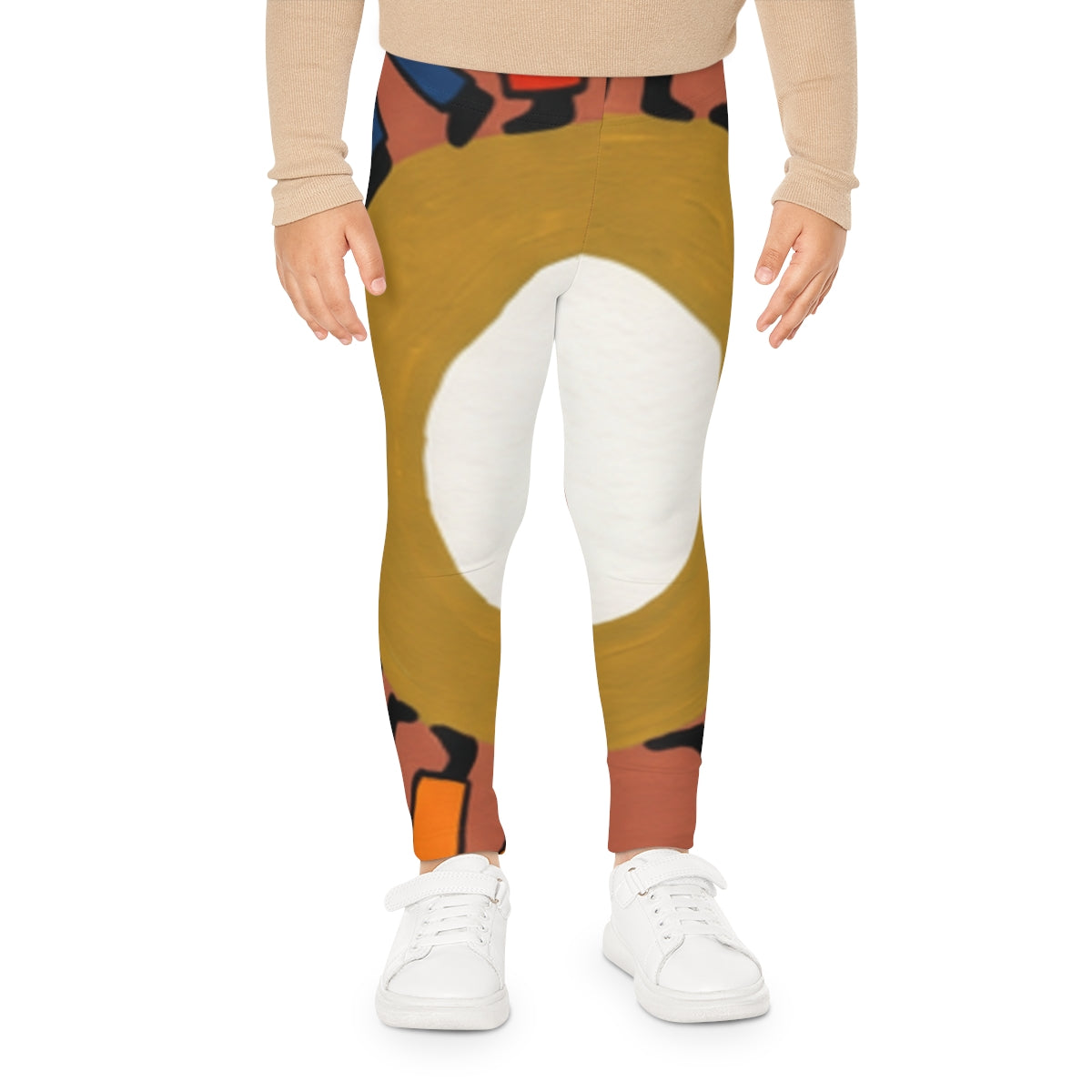 Kids Leggings - Unity Mandala Folk Art | Echovira Gallery
