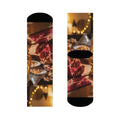 Crew Socks - Amber Harvest Feast | Echovira Gallery