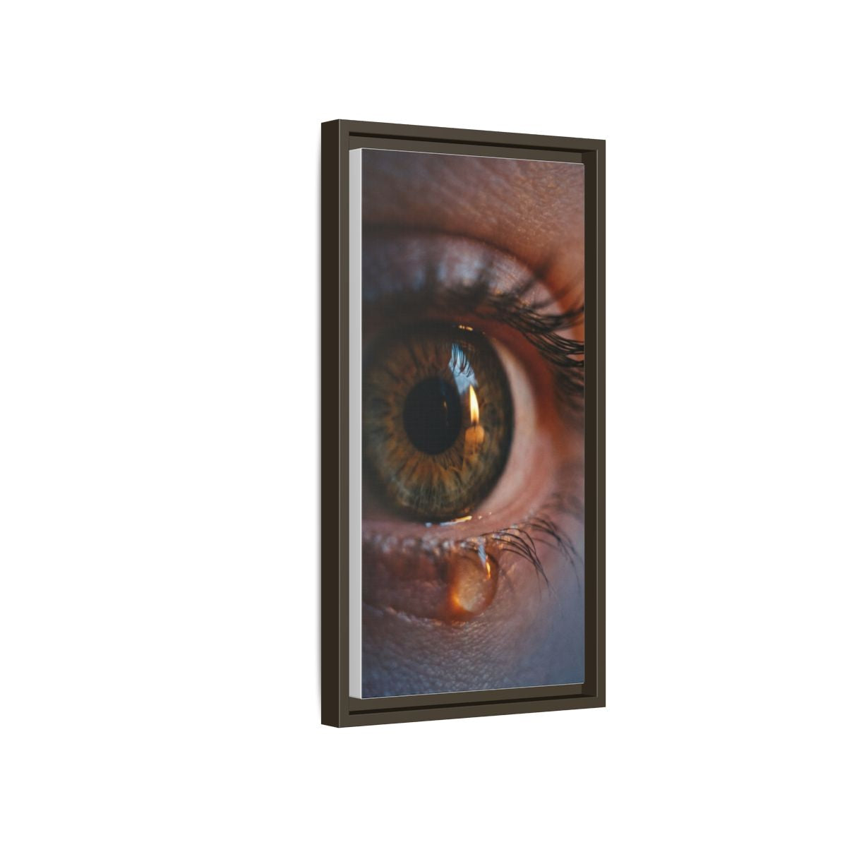Matte Canvas, Framed - Luminous Tear