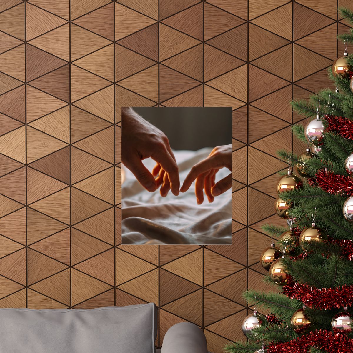 Matte Vertical Posters - Tender Touch (8×10 & 36×54) |...