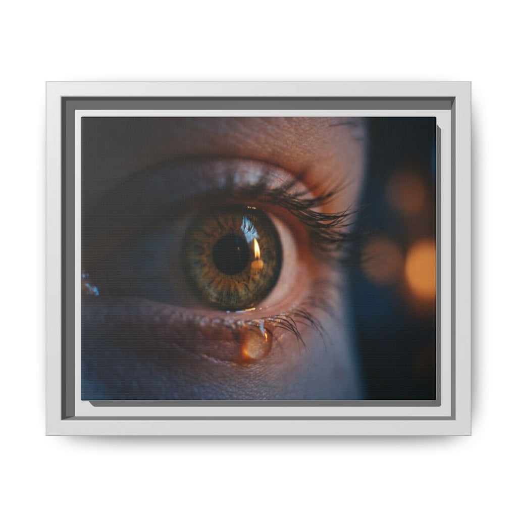 Framed Matte Canvas - Mystic Eye — White / 1.25"