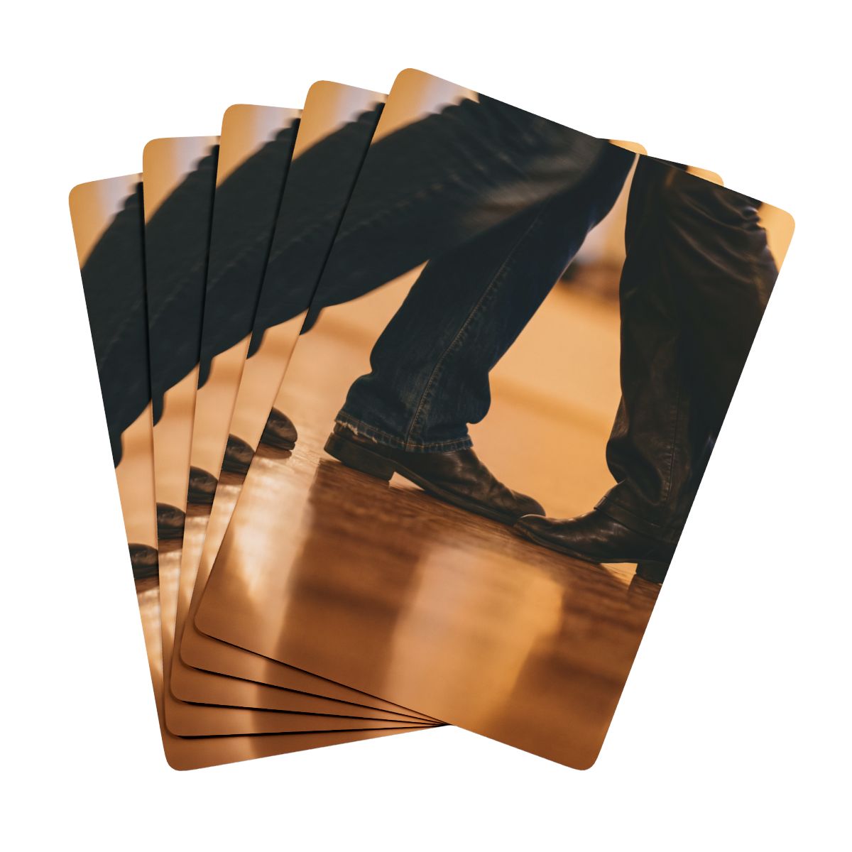 Poker Playing Cards - Vintage Tango Dance Fine Art Print |...