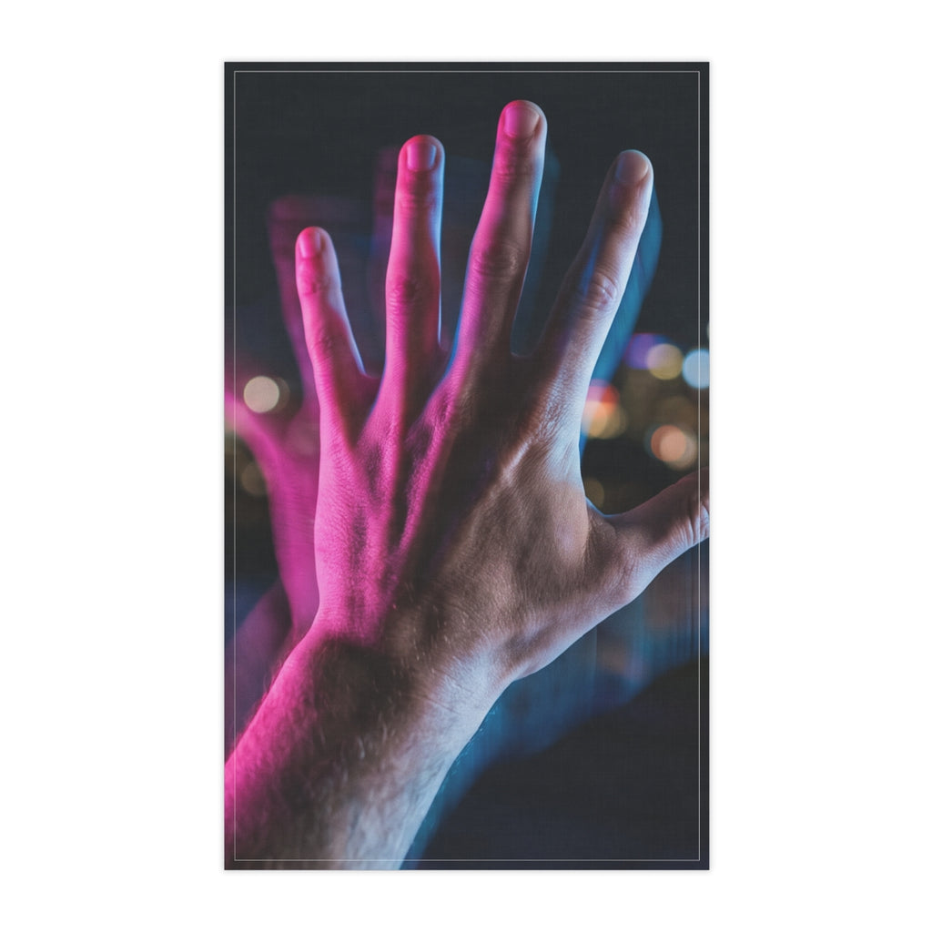 Tea Towels - Neon Night Kitchen Duo | Echovira Gallery