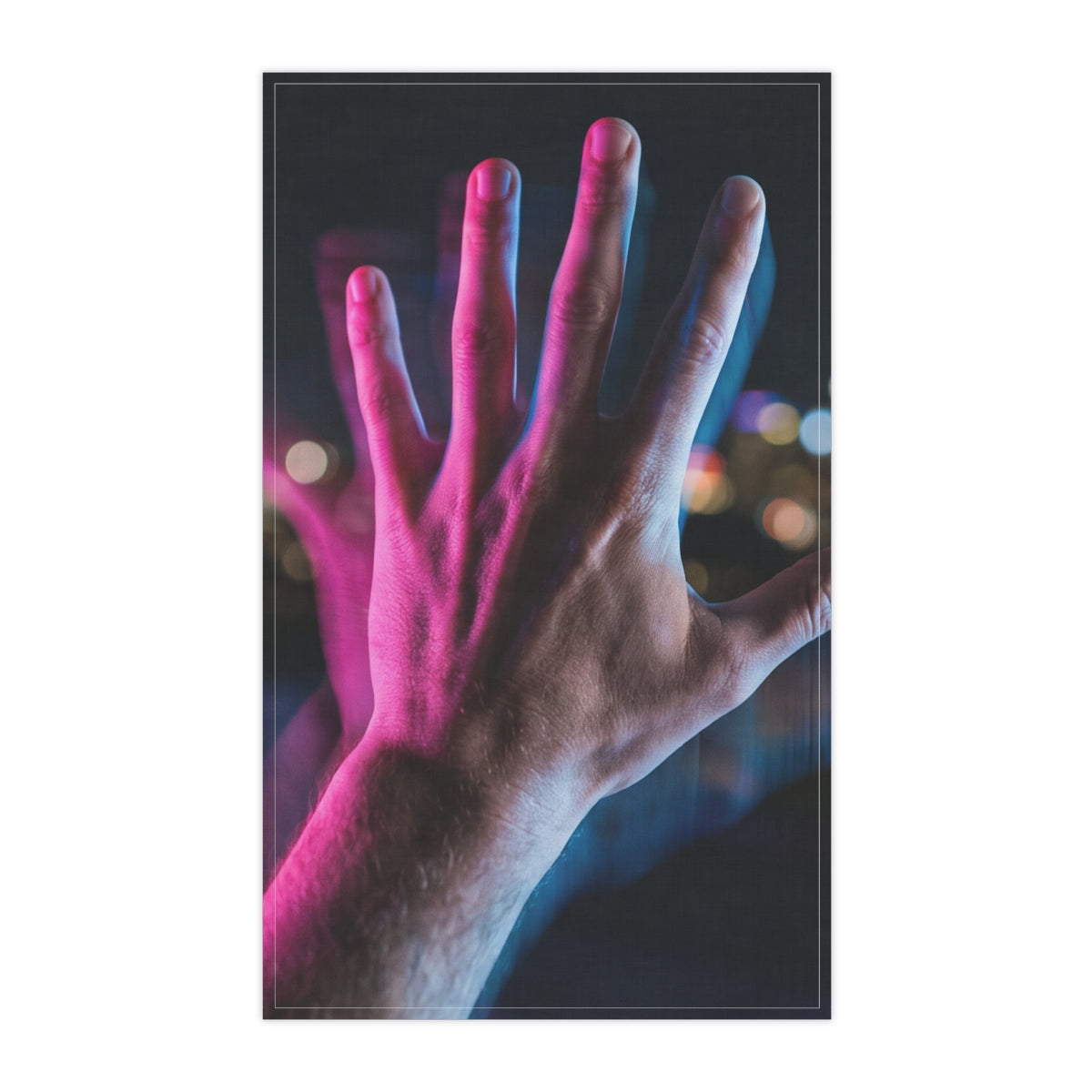 Tea Towels - Neon Night Kitchen Duo | Echovira Gallery