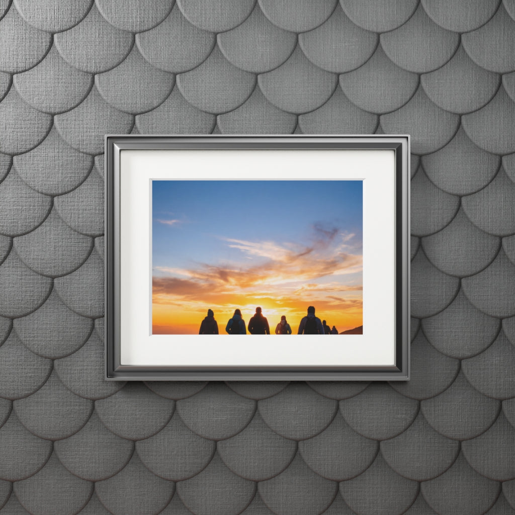 Fine Art Print - Framed Golden Hour Hike