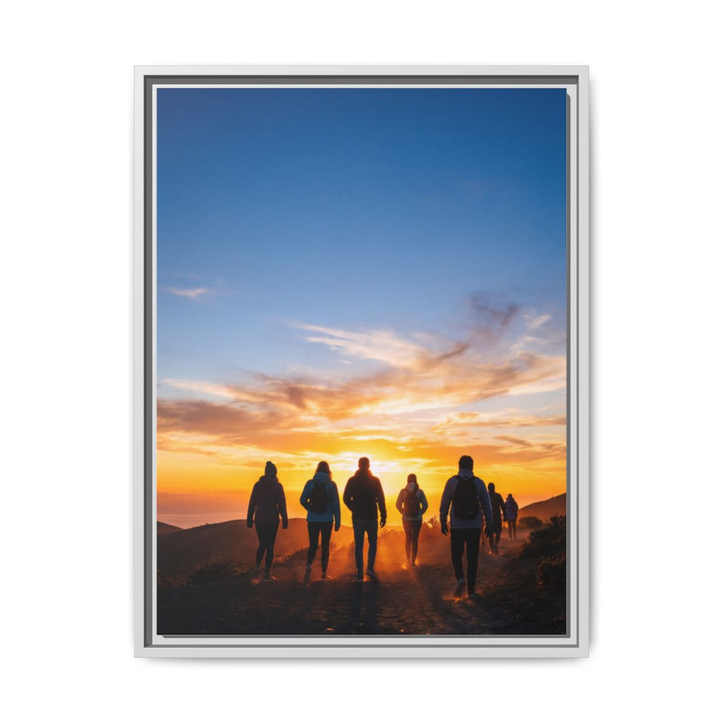 Matte Canvas, Framed - Epic Dawn Trek