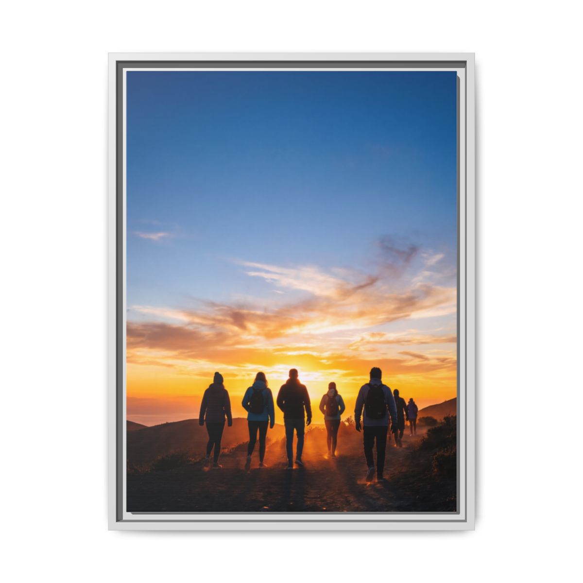 Matte Canvas, Framed - Epic Dawn Trek