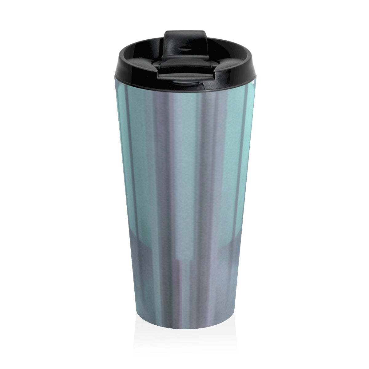 Stainless Steel Travel Mug - Liminal Corridor Fog Art Print...