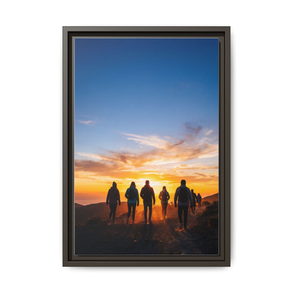 Matte Canvas, Framed - Epic Dawn Trek