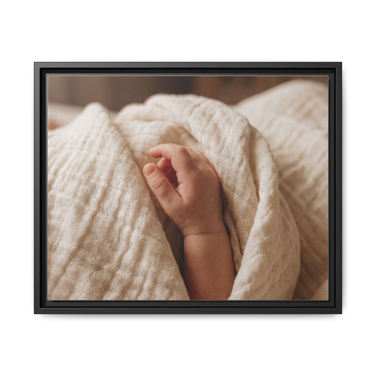 Framed Canvas - Minimalist Decor — Black / 1.25"