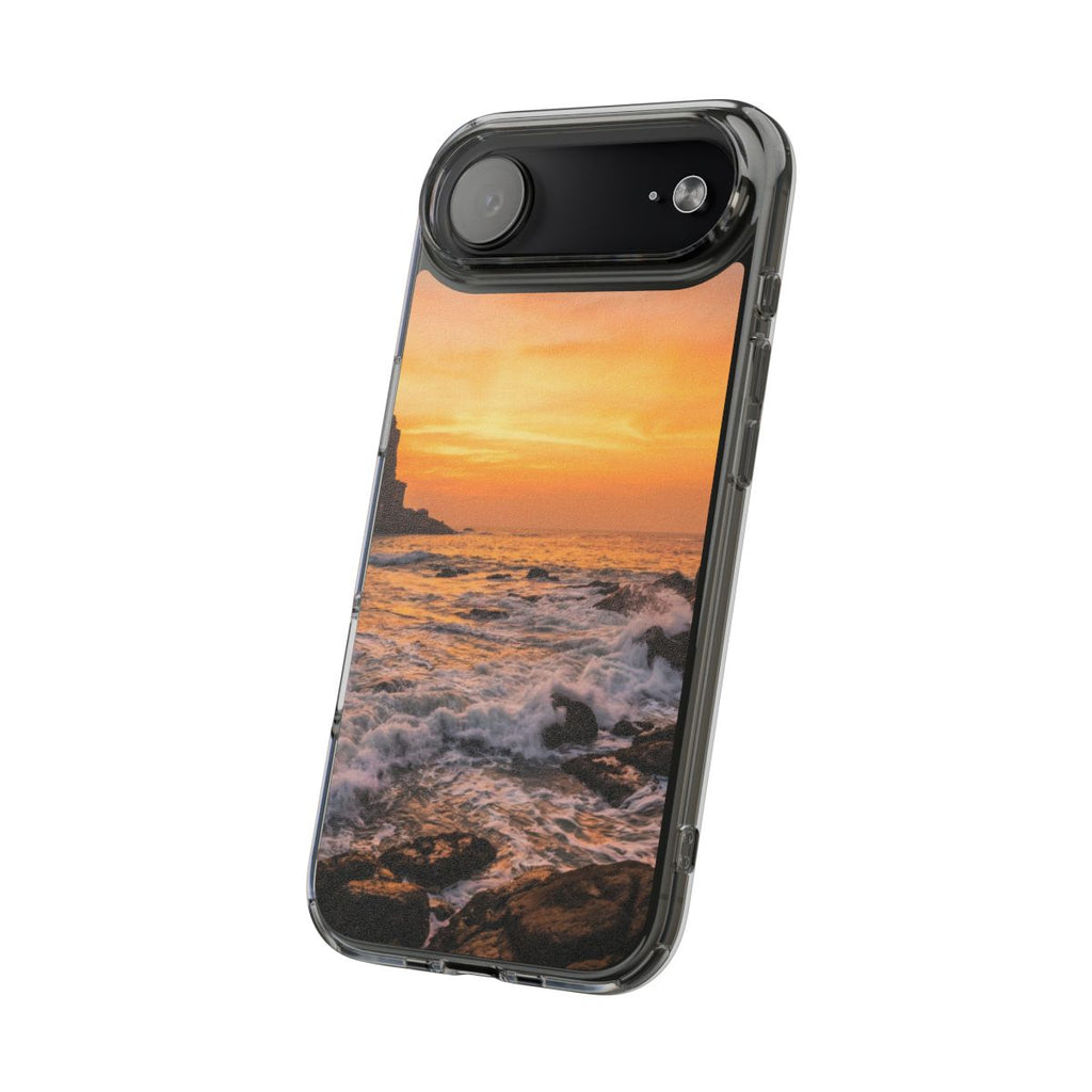 Clear Impact-Resistant Cases - Clear Phone Case - Sunset......