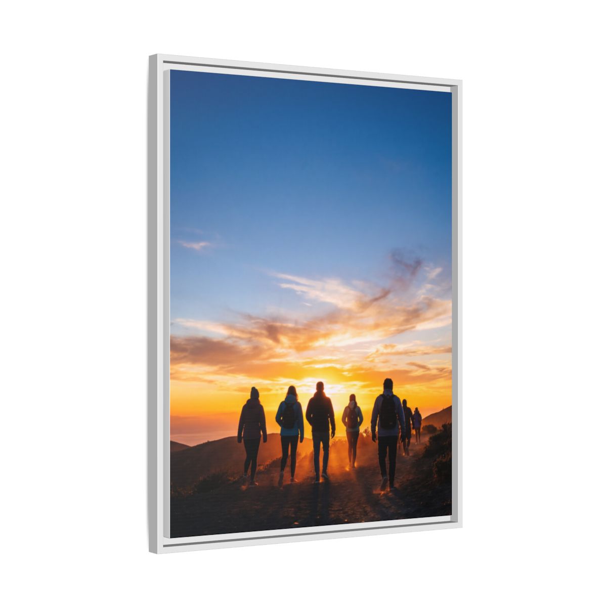 Matte Canvas, Framed - Epic Dawn Trek