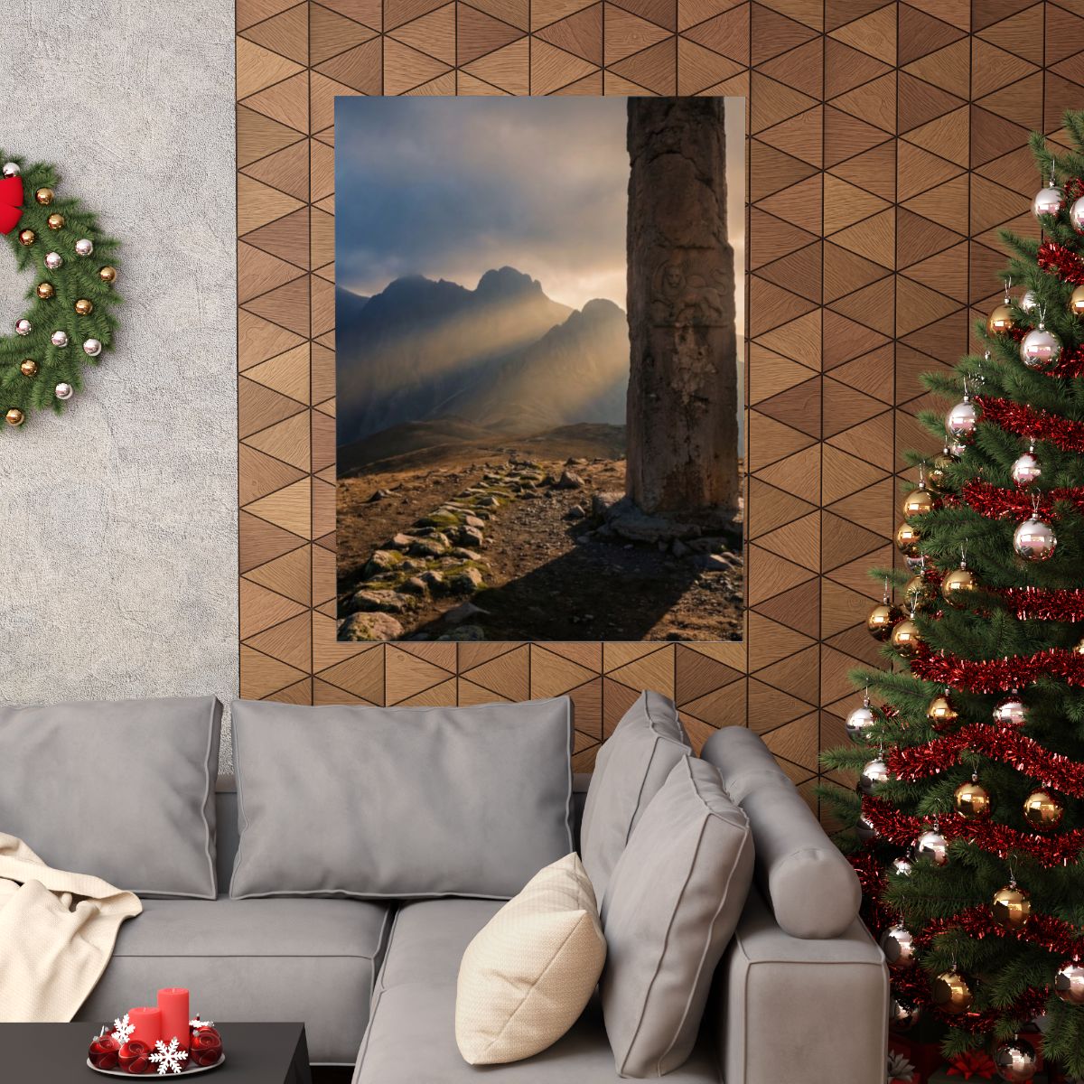 Matte Vertical Posters - Mystic Monolith Ancient Persian......