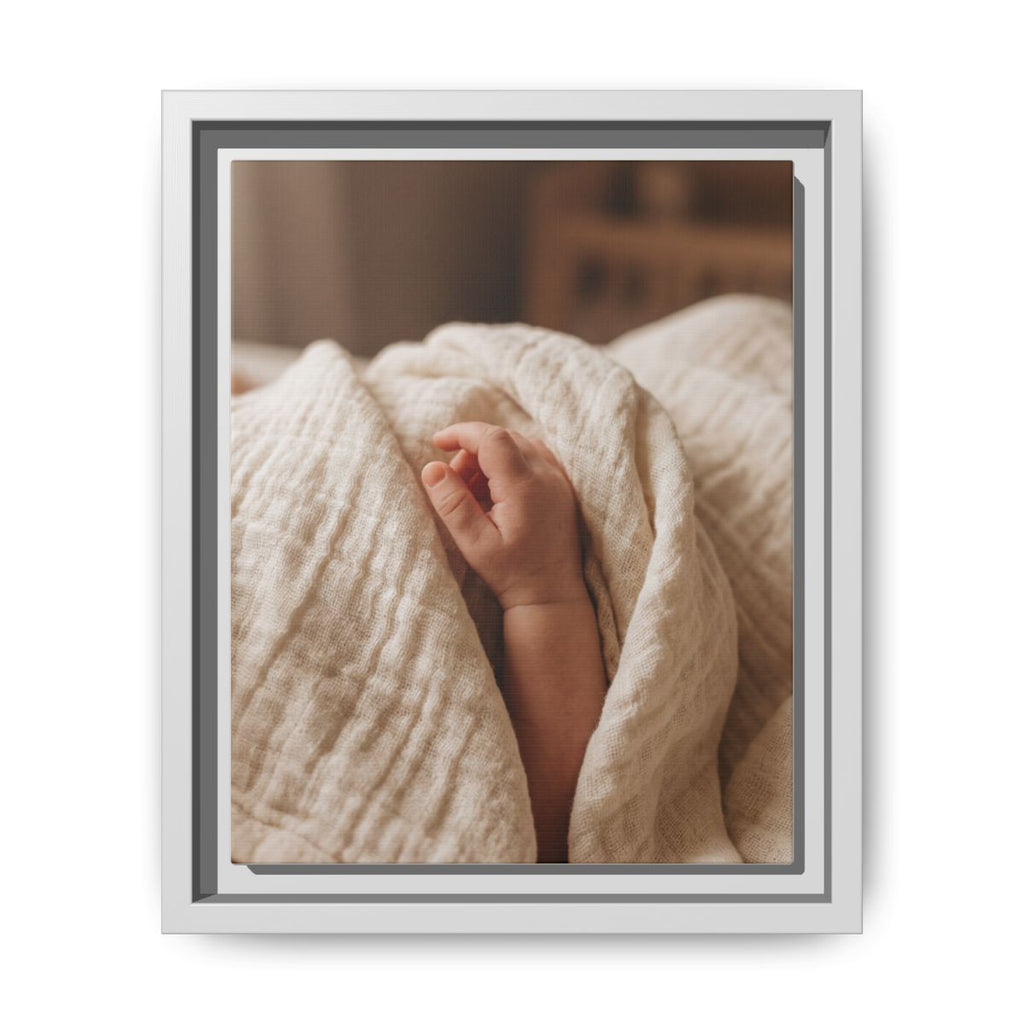 Matte Canvas, Framed - Neutral Nursery