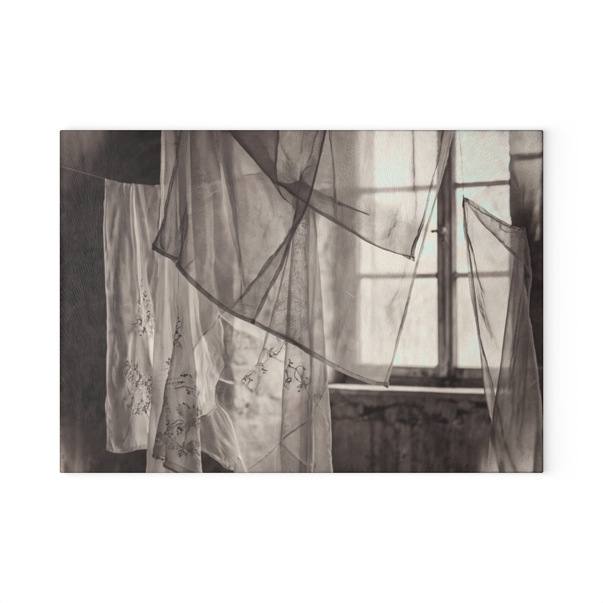 Glass Cutting Board - Spectral Veils | Echovira Gallery