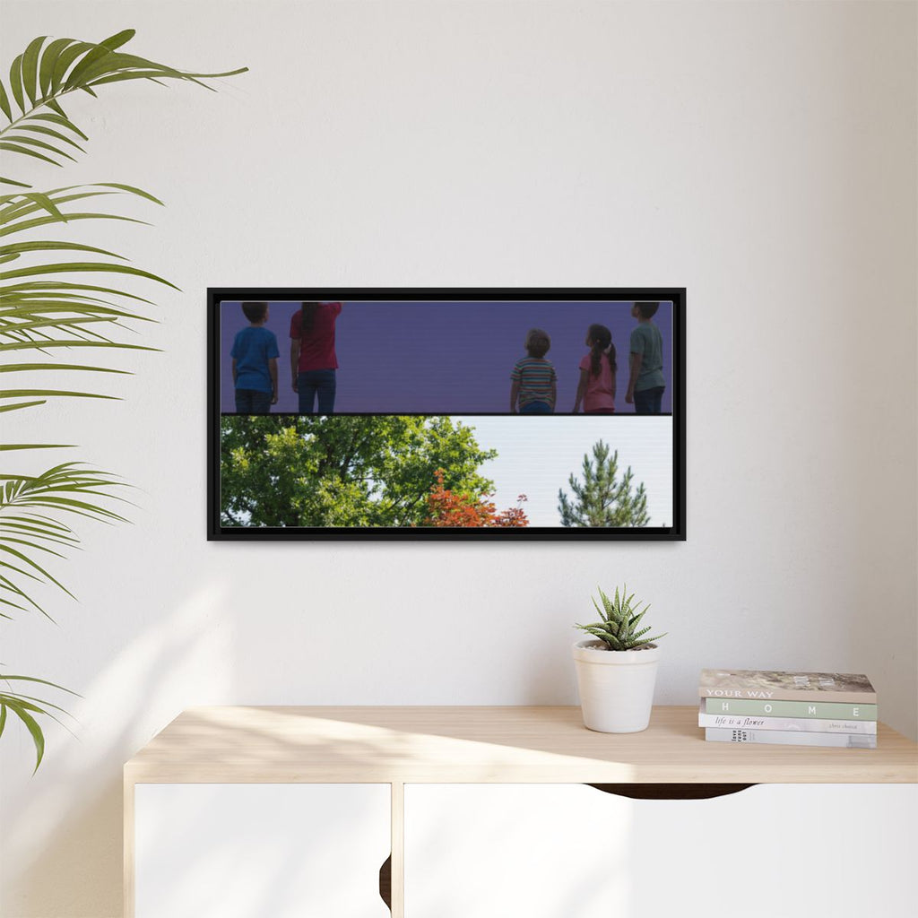 Framed Matte Canvas - Wilderness Gallery — Black / 1.25"