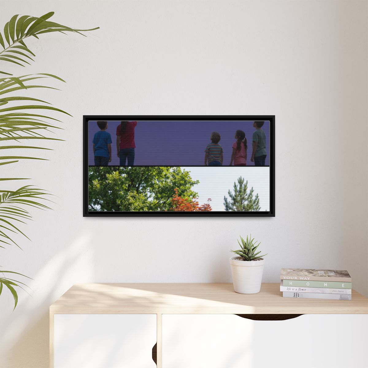 Framed Matte Canvas - Wilderness Gallery — Black / 1.25"