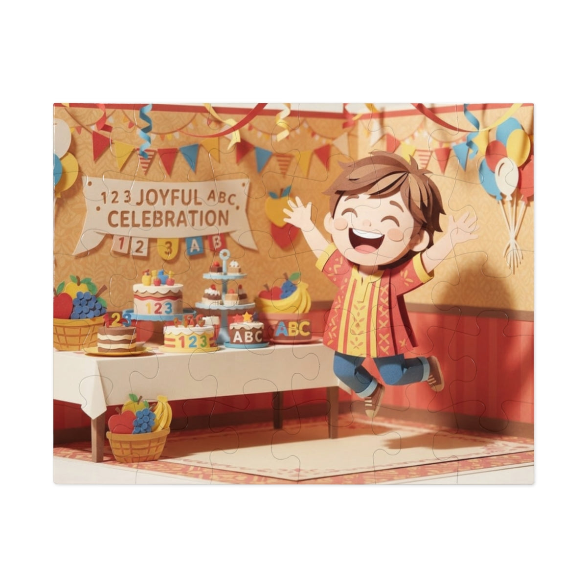 Jigsaw Puzzle with Tin - Joyful ABC Party (30, 110, 252... |...