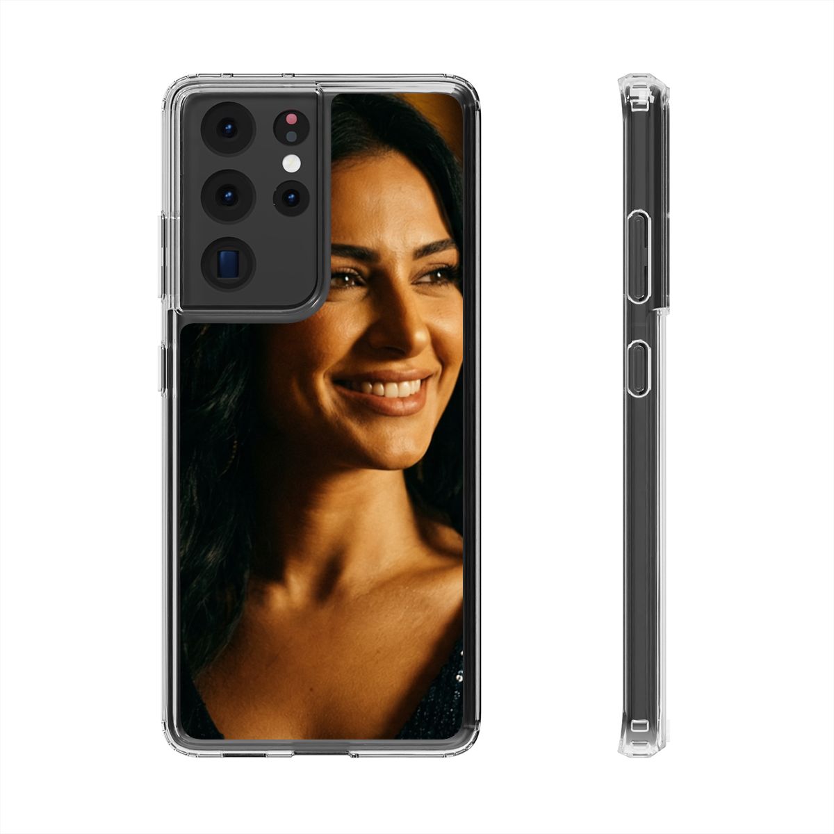 Clear Impact-Resistant Cases - Clear Phone Case - Golden...