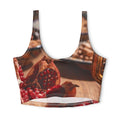 Sports Bra - Amber Harvest Glow | Echovira Gallery