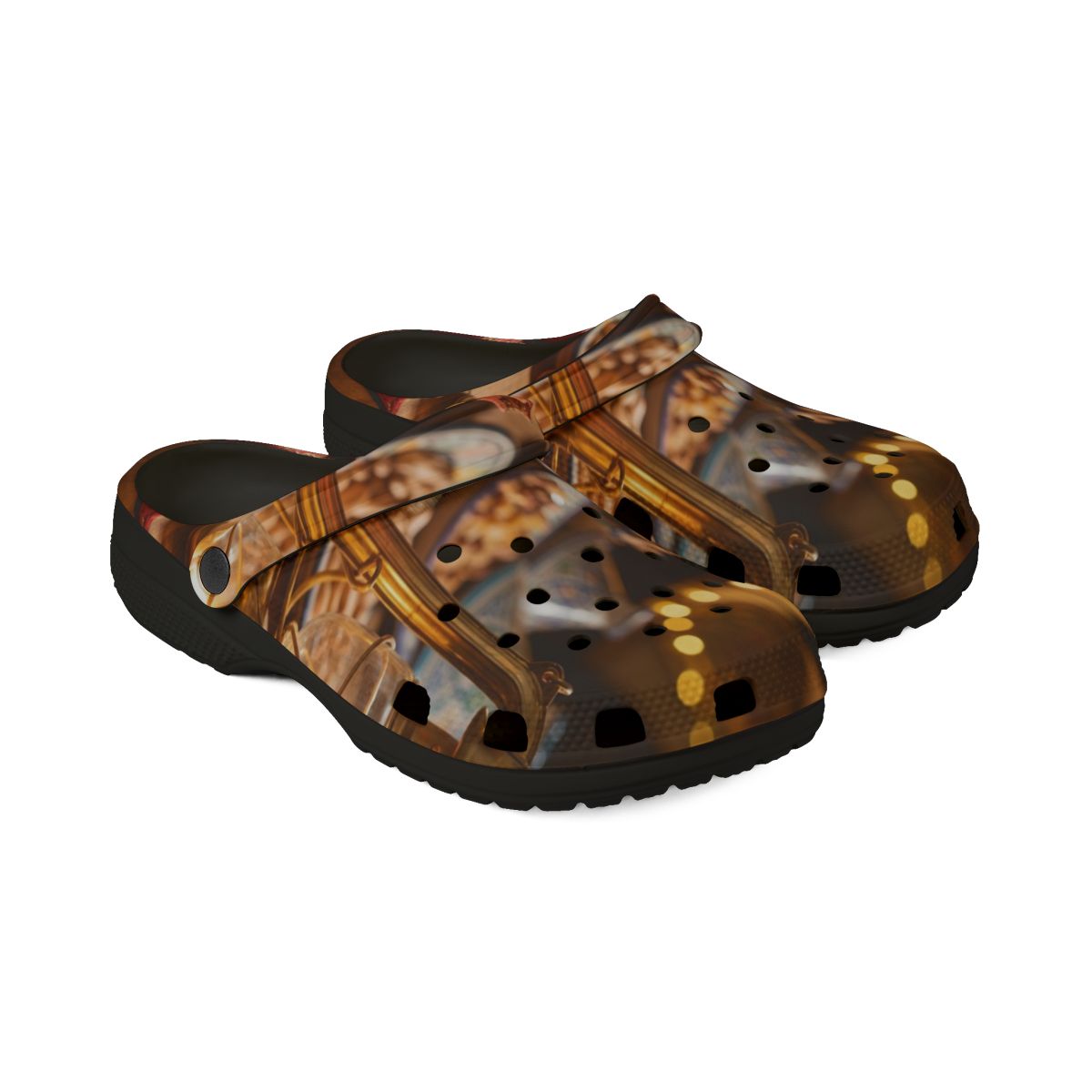 EVA Foam Shoes - Amber Harvest Glow | Echovira Gallery