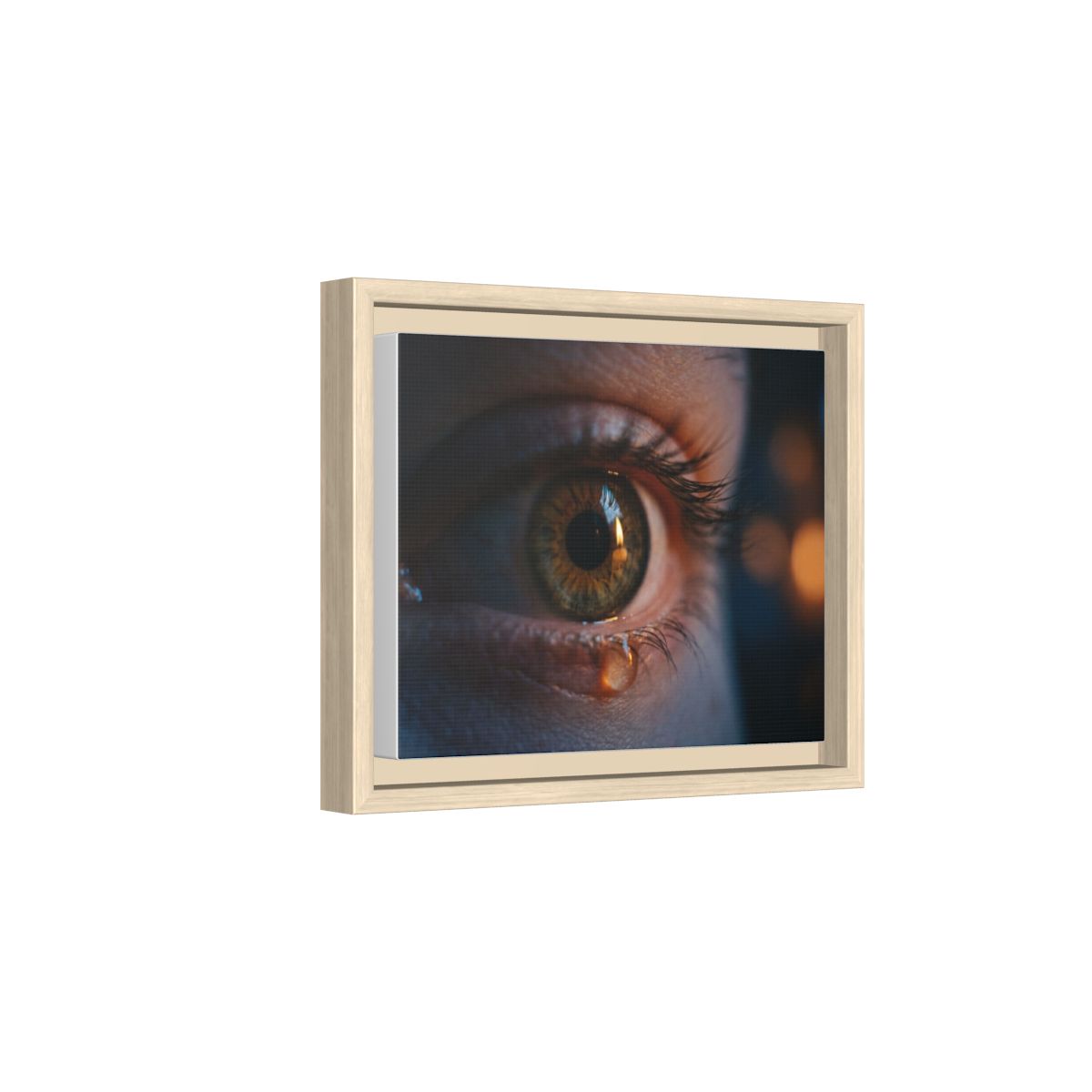 Framed Matte Canvas - Mystic Eye — Natural / 1.25"