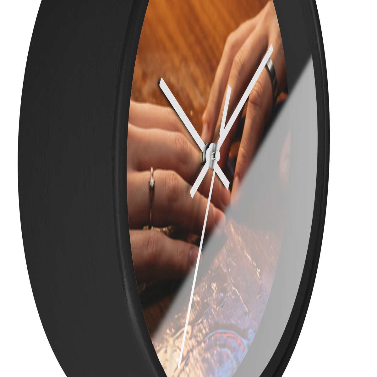 Wall Clock - Midnight Rendezvous | Echovira Gallery