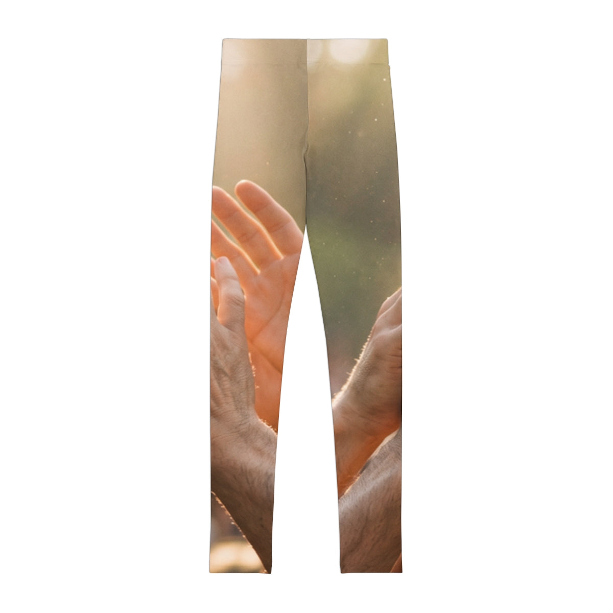 Youth Leggings - Golden Rays of Unity Wall Art | Echovira...