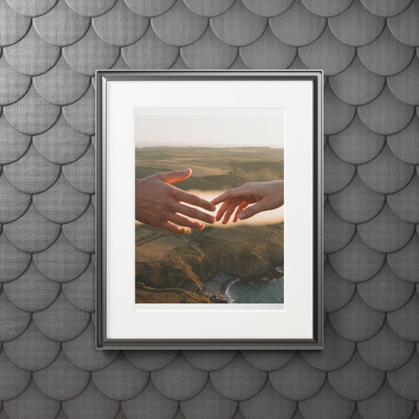 Fine Art Prints - The Infinite Touch | Ethereal Coastal Art (11×14 & 16×20)
